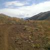 Dry dusty conditions on Imperial Gulch