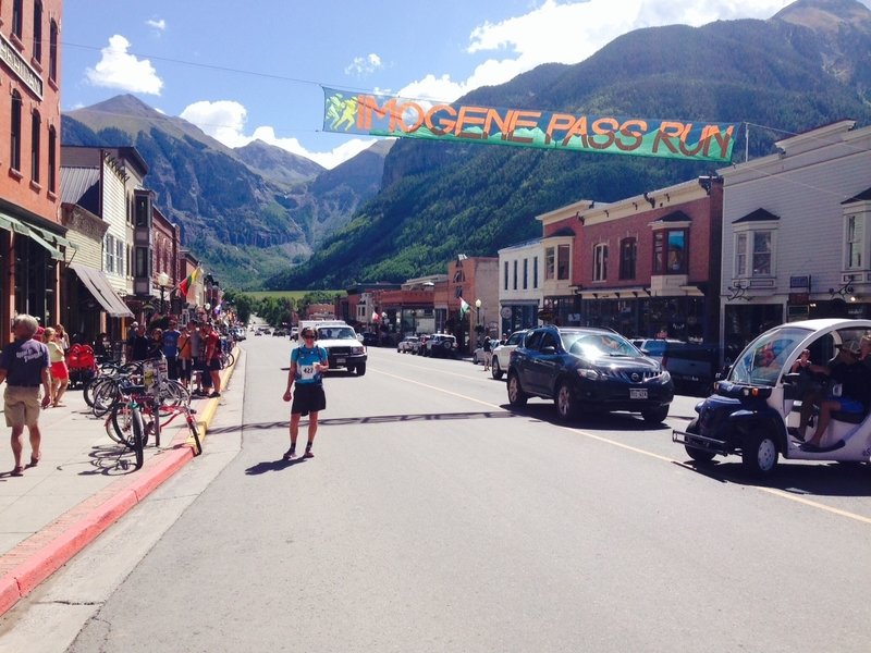 Just a hop over the hill from one iconic mountain town to another. Michelle celebrates her arrival in Telluride!