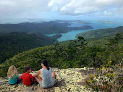 Views to the north from Whitsunday Peak