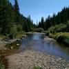 The appealing creekside tempts hikers