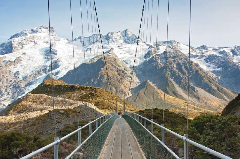 Hooker Valley Track bridge