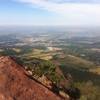 Looking down on Boulder from the summit of Bear Peak