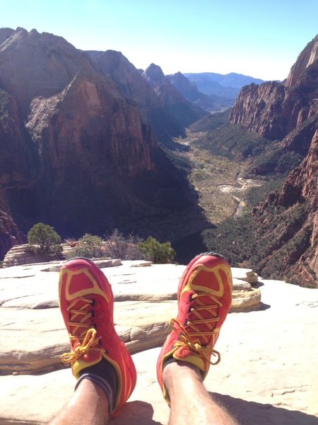 Doesn't get much better than this. Chillin atop Angel's Landing.