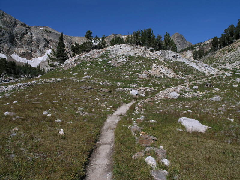 Hiking up Paintbrush Canyon.
<br>
Image by the National Park Service (NPS).