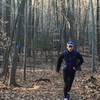 A runner on Blue Trail