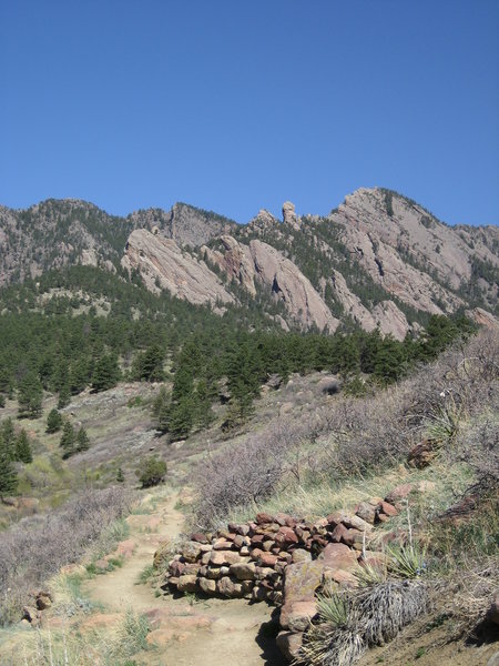 Devils Thumb seen from Towhee trail with permission from ottomandude