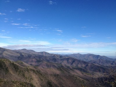 View looking towards Mt. Mitchell.