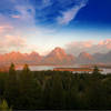 Sunrise over Grand Teton