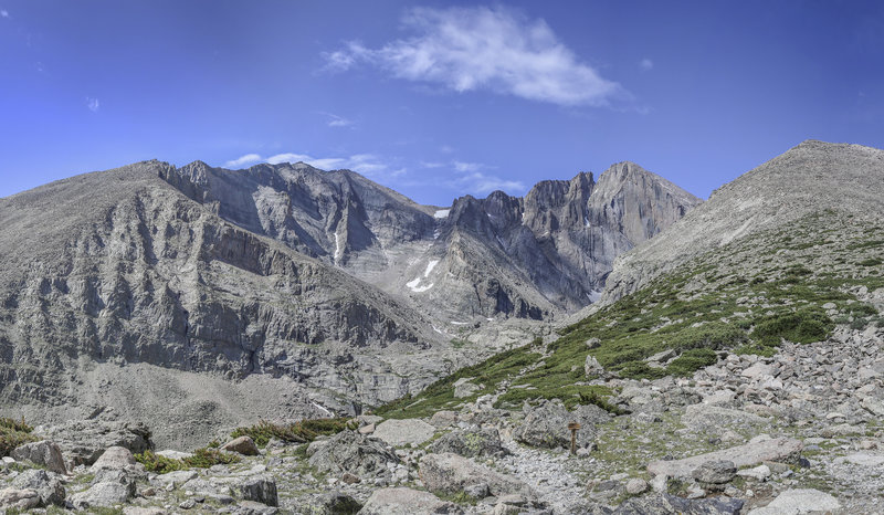 Longs Peak and Mt Meeker