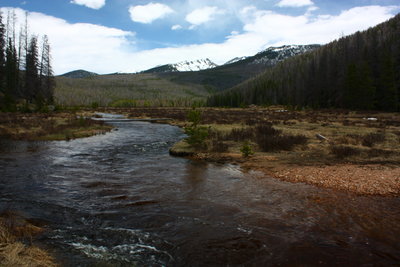 Looking up a Flooding Big Meadows with permission from Hobbes7714 Photo Credit: Andrew Wahr  Link: https://twitter.com/WahrAndrew