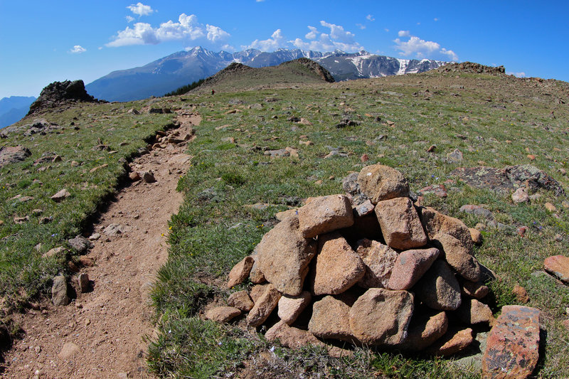 Cairn along Ute Trail, Trail Ridge