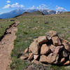 Cairn along Ute Trail, Trail Ridge