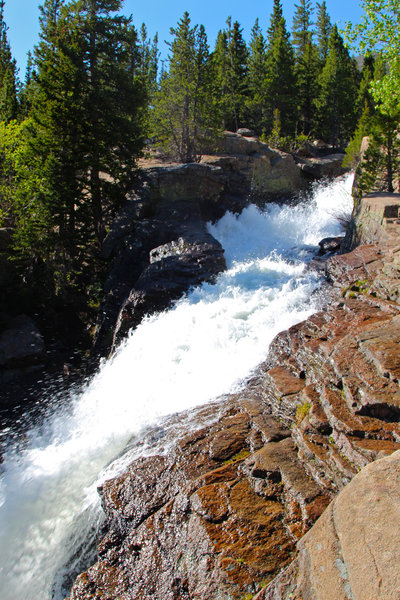 Alberta Falls, rushing snowmelt