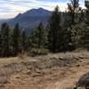 Views of Green Mountain and the tips of the flatirons