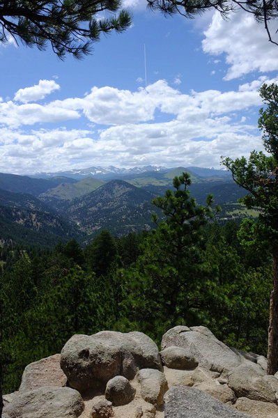 Looking west from Bear Peak