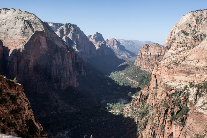 Down the canyon