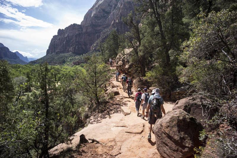 Hiking the Emerald Pools Trail