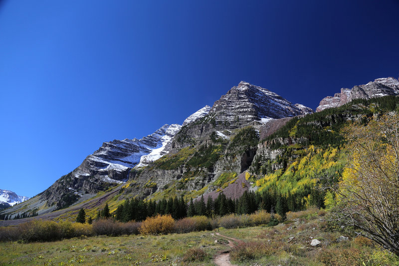 The awesome Maroon Bells