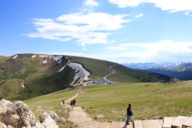 Seen from top of Alpine Ridge Trail