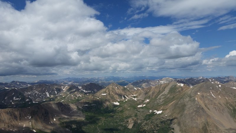 Summit view, Mt Elbert Colorado