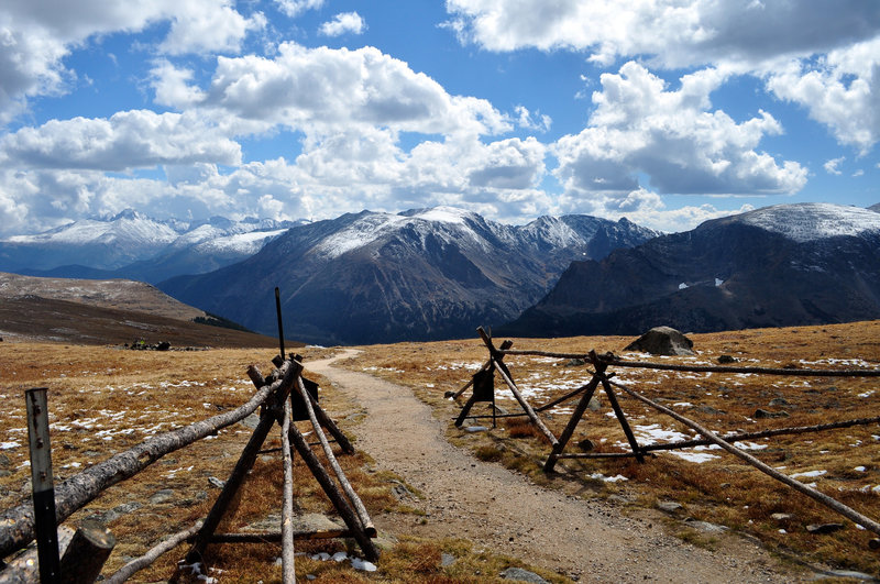 On the Fall River Pass trail