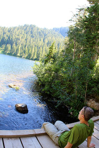 Resting at Deer Lake
