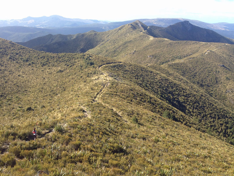 Looking down from Silver Peak 777