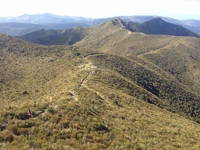 Looking down from Silver Peak 777
