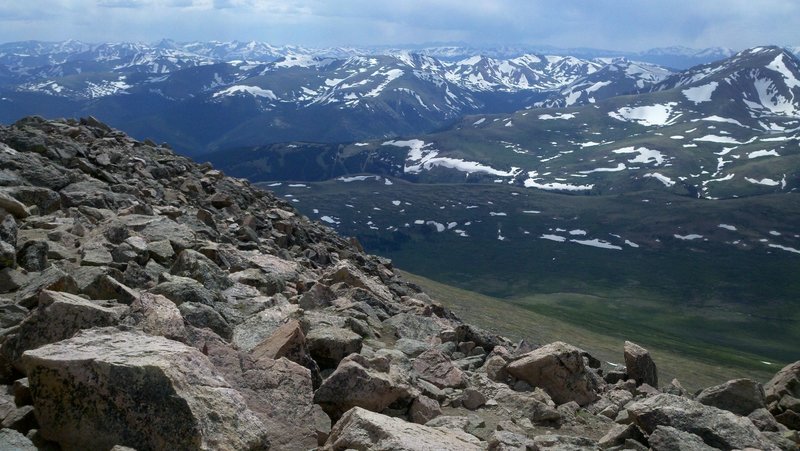 Mt Bierstadt summit view