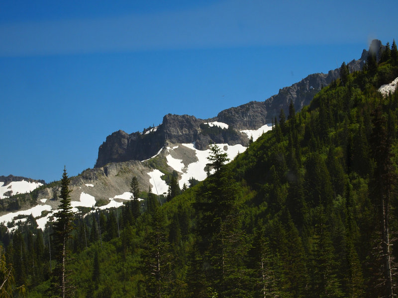 The slopes of Mt. Rainier.