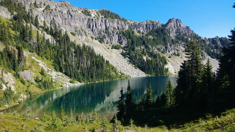 Eunice Lake from above.