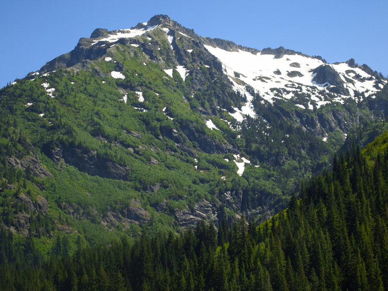 Looking out to Unicorn Peak.