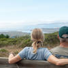 View from the bench atop Point Reyes Hill