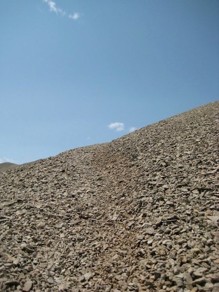 Though there's not much of it, this is indeed a Colorado 14er...expect some scree!