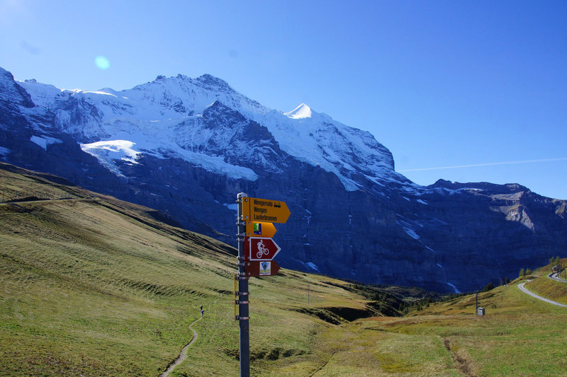 The view from Kleine Scheidegg