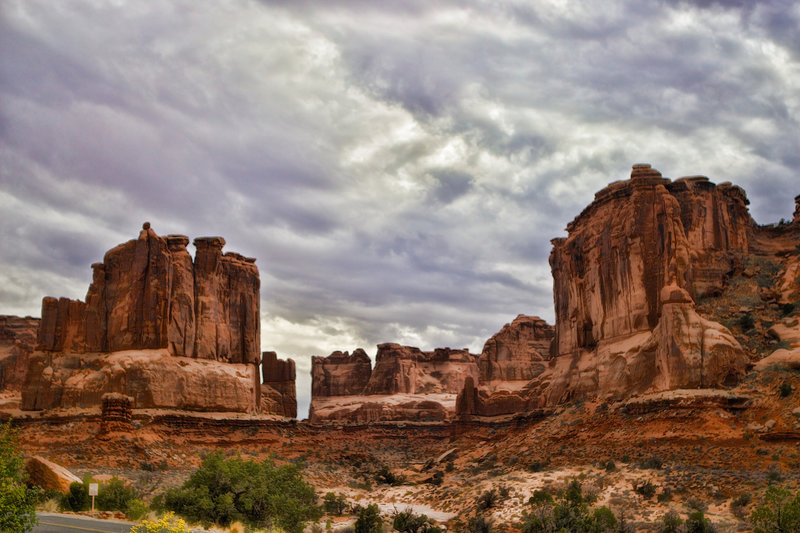 Looking at Park Avenue canyon from the north end