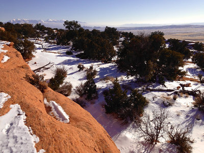 So much view- winter on the Dark Angel Trail