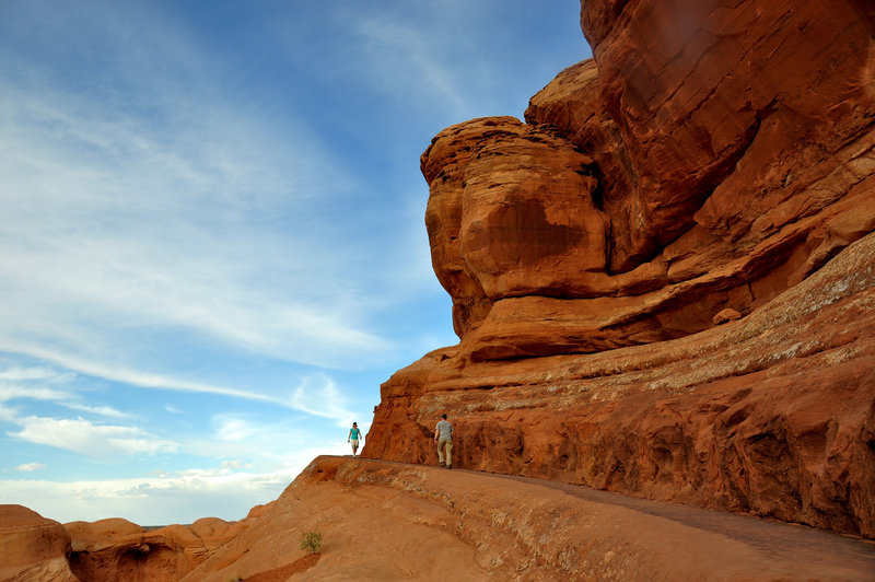 The ledge here is very do-able and certainly unique