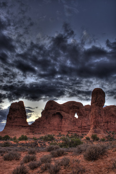 Scenery from the Double Arch Trail