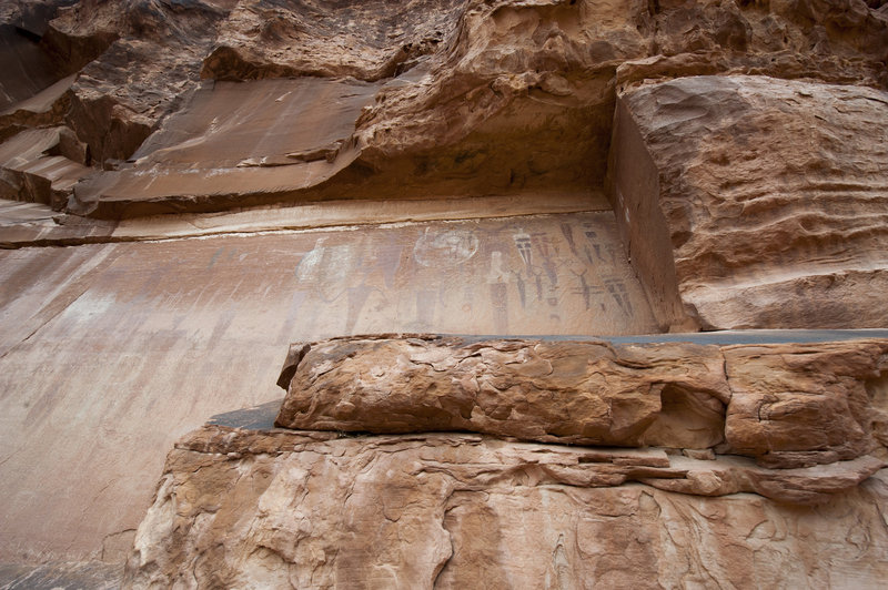 Courthouse Wash Rock Art Panel