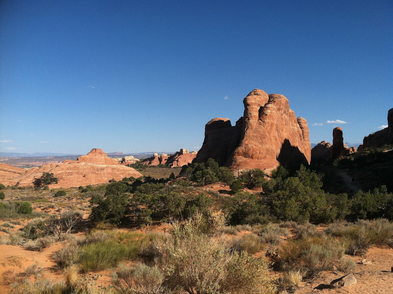 Wonderful landscape of the Devils Garden area