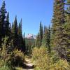 Sawtooth mountain watching over you on Buchanan Pass Trail.