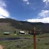 Coming past the Hay Trail junction, continuing on to the back ranch before climbing up Soda Ridge Trail.