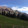 View looking North towards Red Mountains Ridge de Gnar