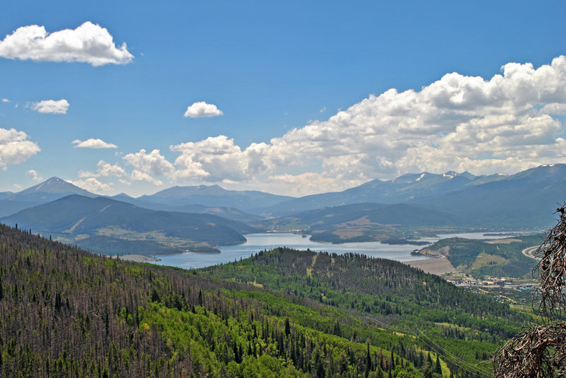 From the bench on Angler Mountain Trail looking south