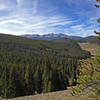 View of the Ten Mile Range from the top of Red Trail