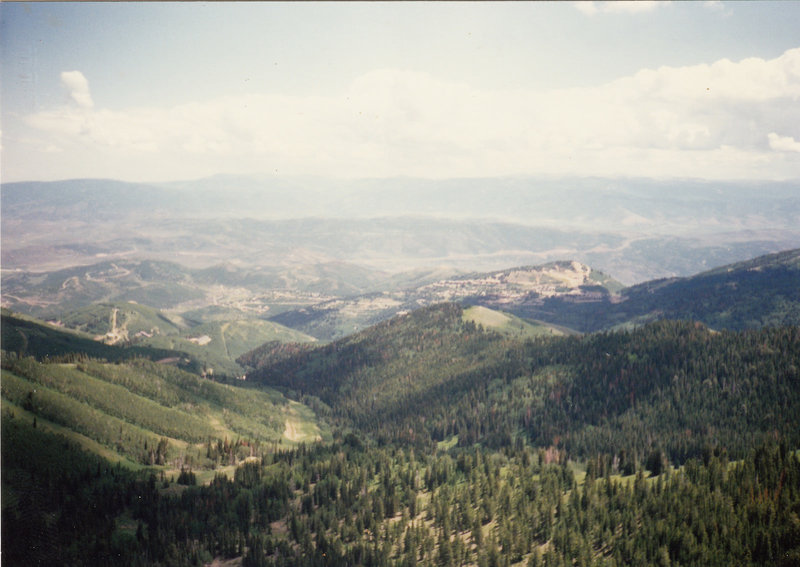 Some great views from the top of Juniper Peak Road.