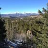 Views of the Gore Range to the north from the Keystone Aqueduct Traail