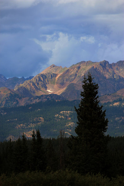 Mountain sunbeam from Gore Range Trail