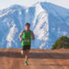 The race winner with Sopris providing some backdrop.